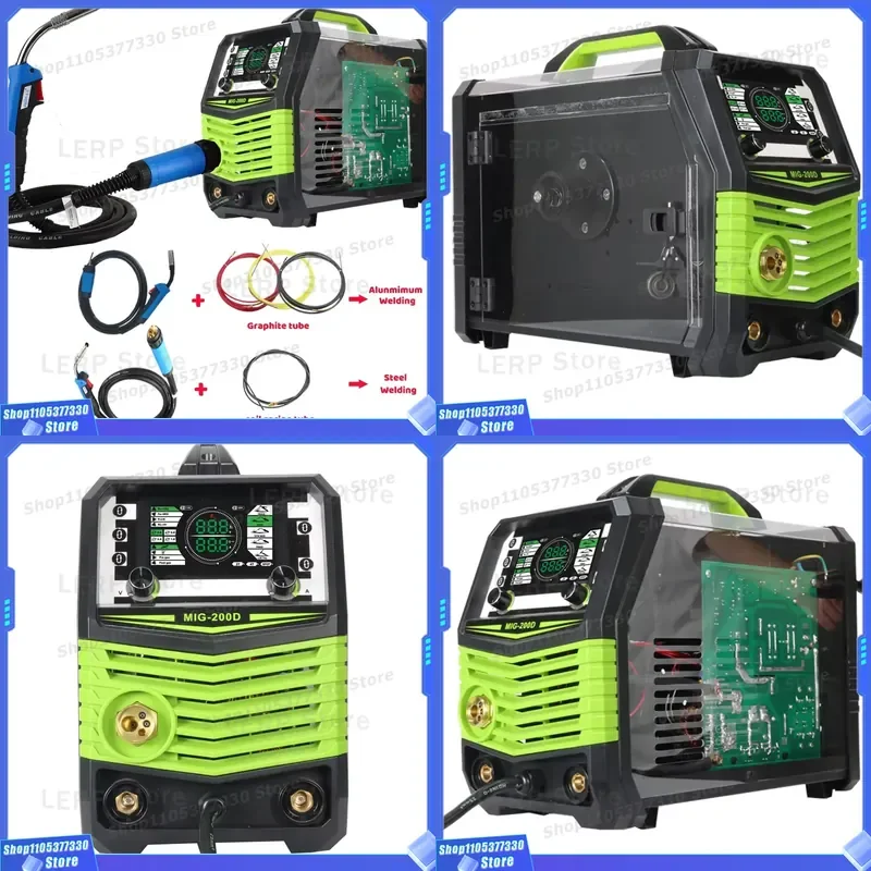 Dual Voltage 110V 220V Pulse MIG Welder AC DC TIG Argon Arc Machine for Aluminum Steel Cold Welding Industrial Equipment Tool