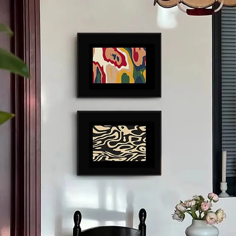 الفن جدارية الفرنسية الرجعية غرفة المعيشة الديكور اللوحة أريكة حائط الخلفية الراقية الشعور غرفة نوم معلقة اللوحة #6