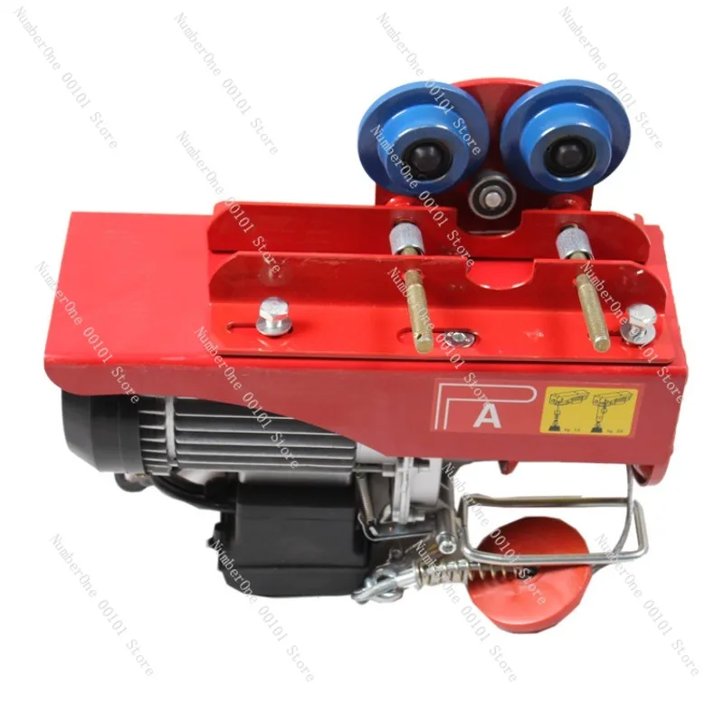 Small for home decoration roof micro electric hoist 220v hoist 1t with sports car adjustable electric crane