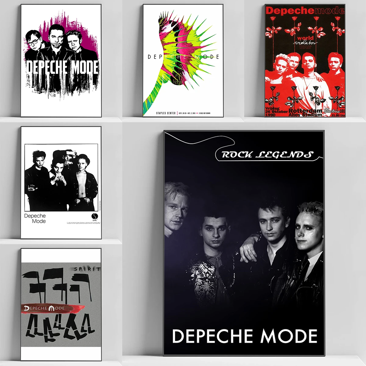 British Band D-Depeche-Mode Poster Print Decoration Pictures Room Wall Decororation Painting on Canvas Decorative Paintings Home