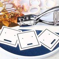 Perforadora de Tarjetas de Identificación Fromthenon, Perforadora Ovalada, Cortador de Papel, Herramienta para Planificador, Scrapbooking, Suministros de Papelería de Oficina