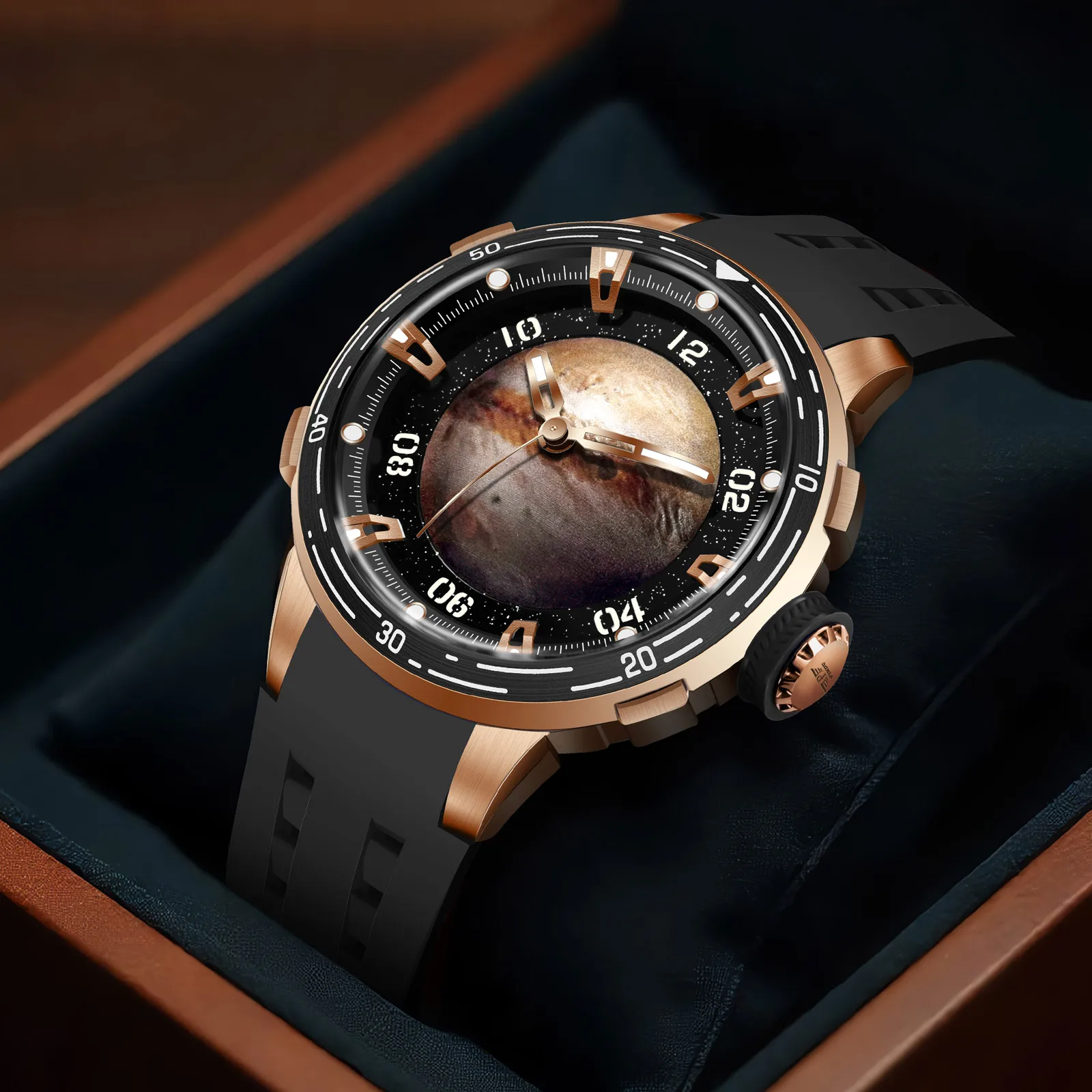 2026 PIDNU Markendesign Neue Star-Serie Mechanische Uhr Herren Japan 8215 Uhrwerk Herrenuhr Wasserdichte Automatische Luxusuhr – Detail 12