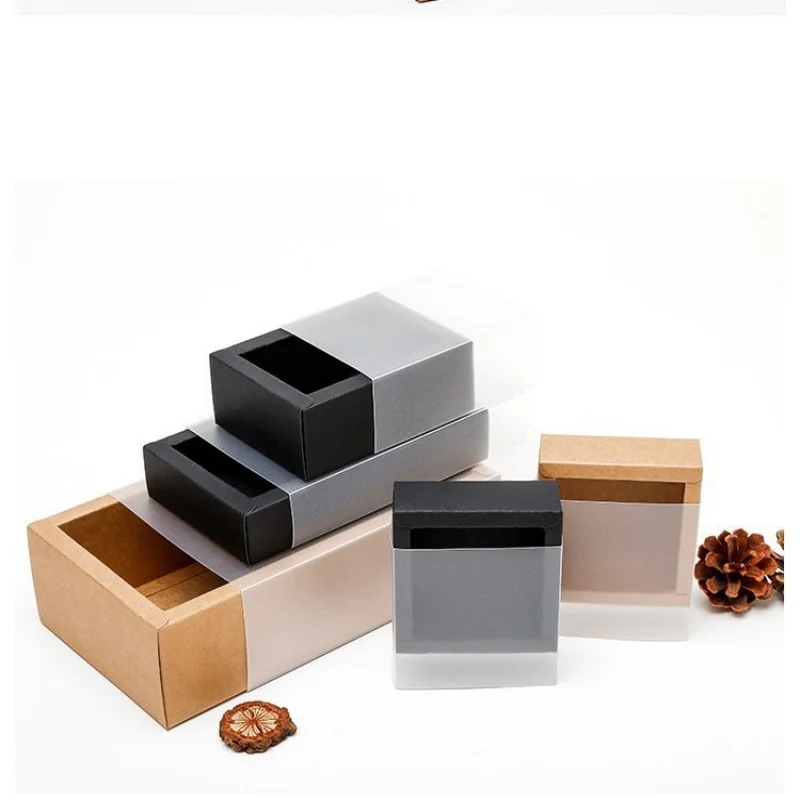 

10PCS DIY Thick Gift Paper Foldable Box Handmade Valentine's Day Wedding Jewelry Party Soap Birthday Gifts Cardboard