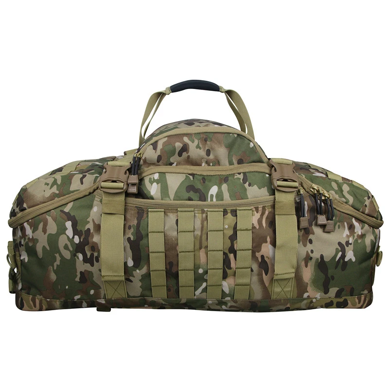 70L Gym Bag Multifunctional Bag Camping Backpack Tactical Molle  Bags Outdoor Sports Handbags Large Duffle Travel Bag Waterproof