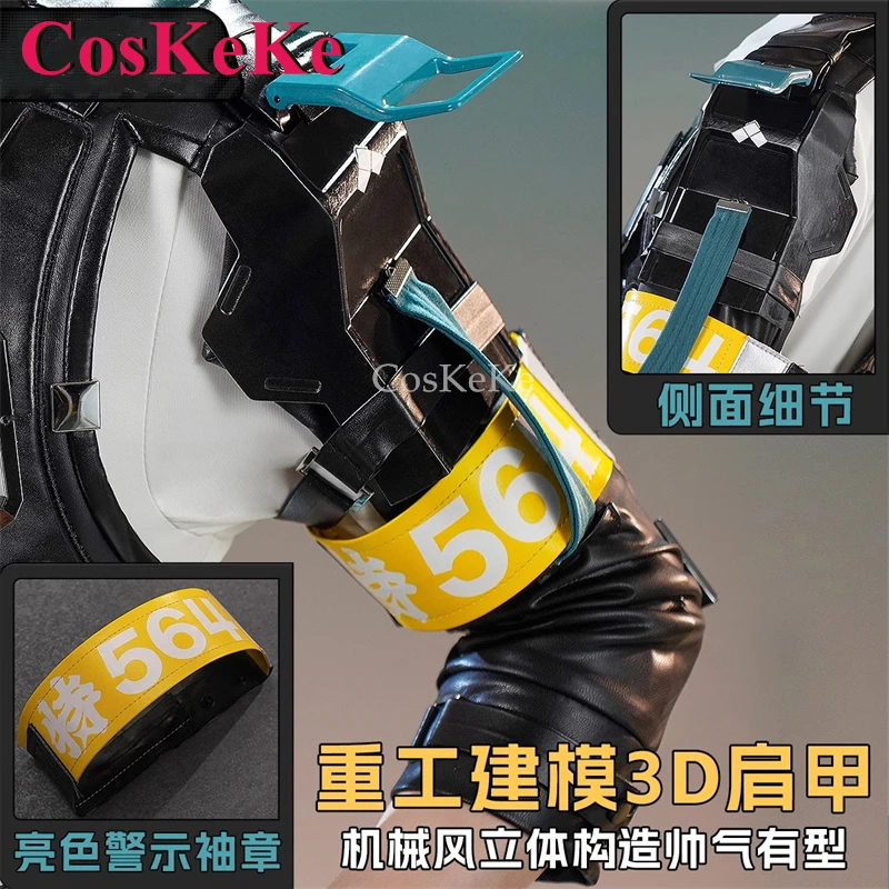 Coskeke asaba harumasa cosplay traje jogo zenless zona zero bonito moda uniforme de combate atividade festa role play roupas