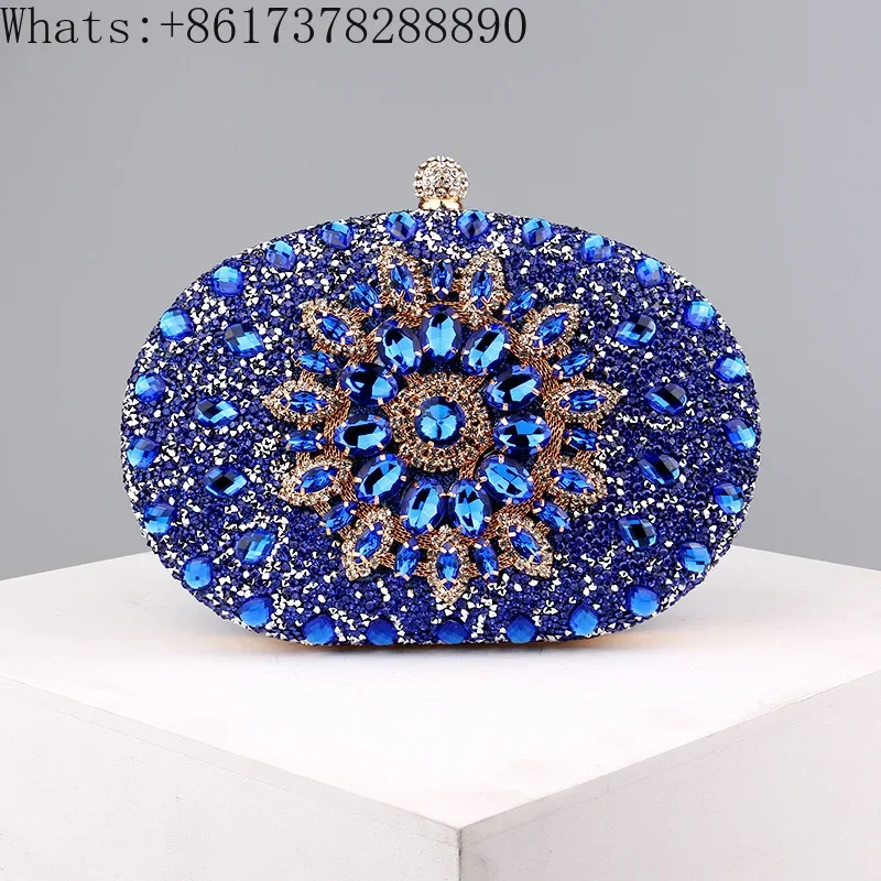 

Diamond studded bag, dress, banquet bag, ladies' wedding cheongsam, versatile banquet and evening bag