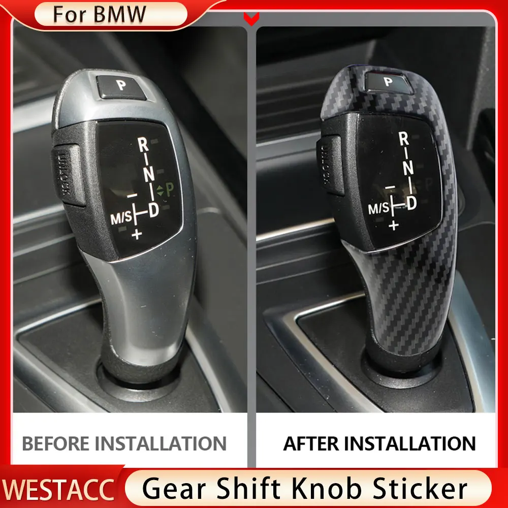 

For BMW F20 F30 F20 F30 F31 F34 X5 F15 X6 F16 X3 F25 X4 F26 F10 LHD Gear Shift Knob Cover Sticker Accessories