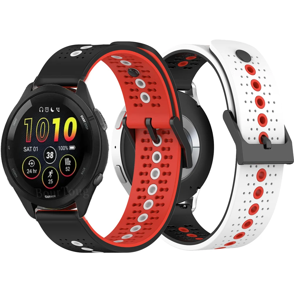 

Ремешок для часов Garmin Forerunner 265 255 Music/Vivoactive 4/Venu2, быстросъемный браслет, 22 мм