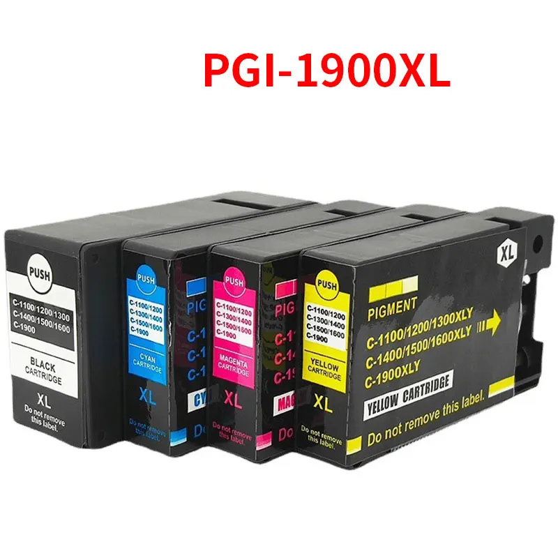 4color PGI-1900 Compatible Ink Cartridge for Canon PGI-1900 PGI1900 PGI-1900XL MAXIFY MB2390 Printer