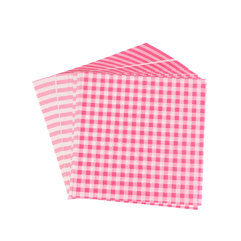 100Pcs Food Waxed Paper Oil-Proof Wax Paper Bread Sandwich Burger Fries Macarons Packaging Kitchen Baking Tool Decor Paper