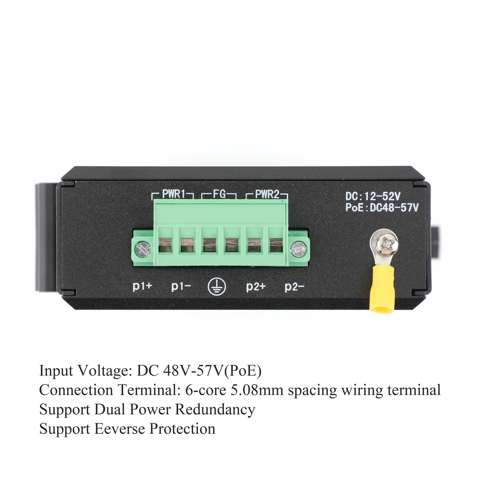 Gigabit Industrial POE WEB Managed Switch 1/2 Optical Ports+1/2/4/8 POE Ports Single-Mode Single/Dual-fiber SC Transceiver