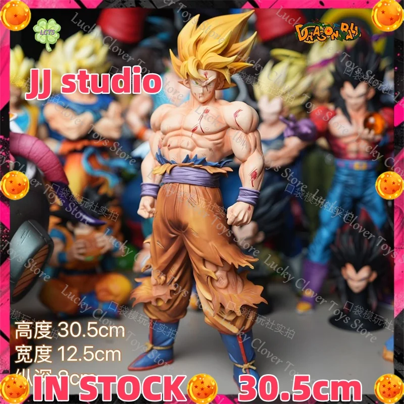 

【in stock】JJ studio 31.5cm/12.40 incun Dragon Ball son goku Figure Super Saiyan goku anime Figures PVC Statue Model Toy