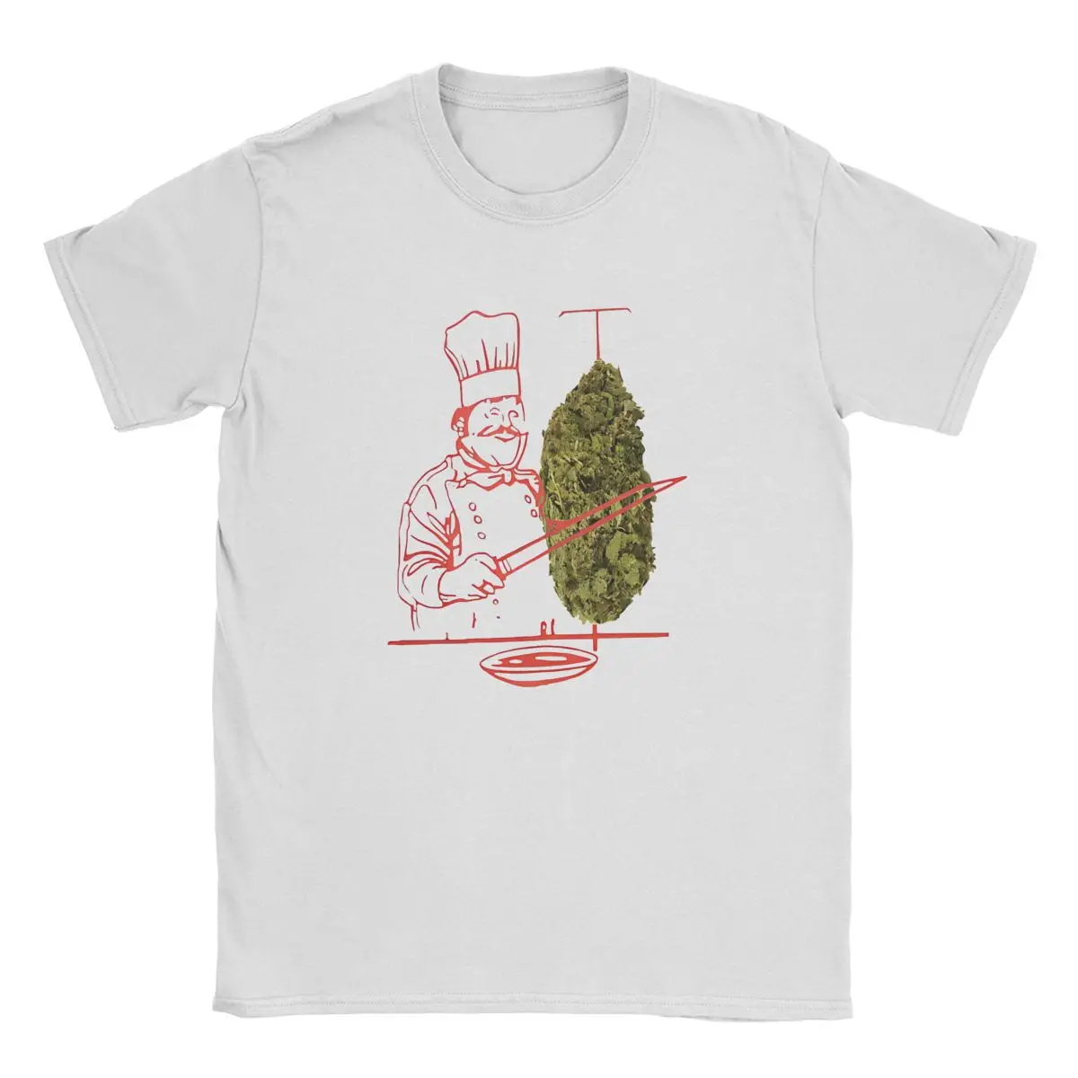 Doner Kebab Weed T Shirts Men 100% Cotton Amazing T-Shirts O Neck weed 420 blaze blaze it Tees Short Sleeve Clothes 4XL 5XL 6XL
