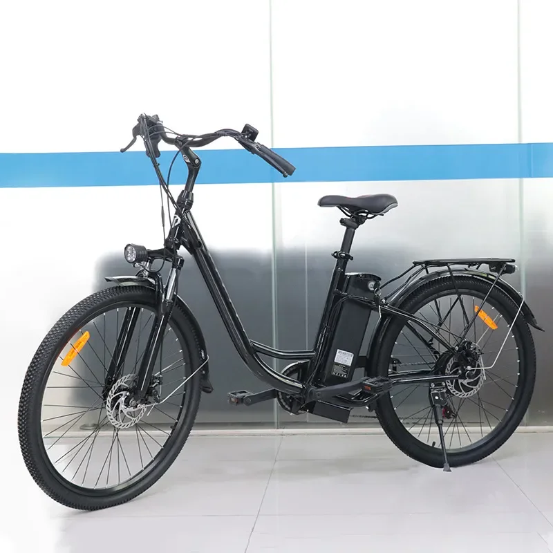 26 Inch Electric Bicycle Adult High Speed Urban Retro E Bike with Pedal Long Distance Commuting Power Assist Cycling