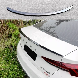 For Skoda Octavia Pro Spoiler 2020 2021 2022 2023 Car Styling ABS Unpainted Color Rear Trunk Wing Boot Spoiler Car Decoration