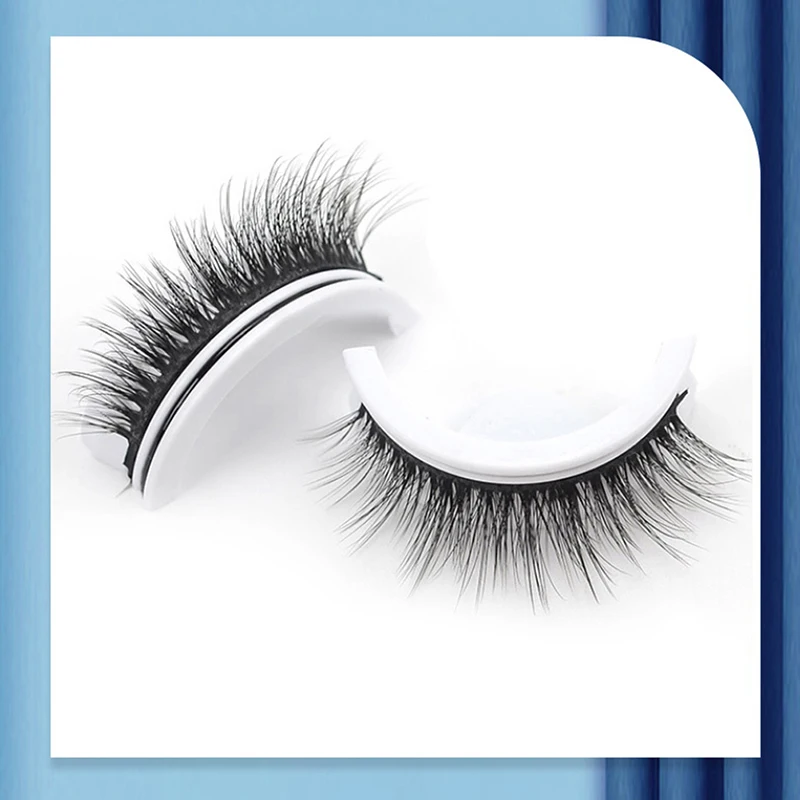 Reusable Self-Adhesive Eyelashes Without Glue Natural Fluffy False Eyelashes