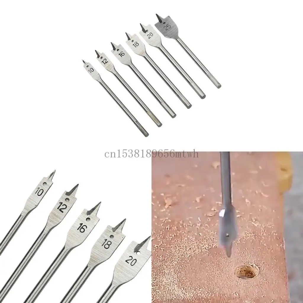 

Профессиональная плоская голова деревообрабатывающая буровые биты с усиленным дизайном двойного лезвия и точностью заземления