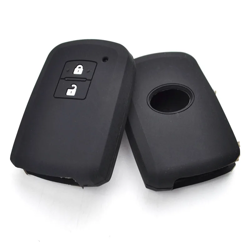 AX 2 Button For Toyota Auris Camry RAV4 Avalon Yaris Verso 2012-2018 Silicone Car Remote Key Fob Shell Cover Case