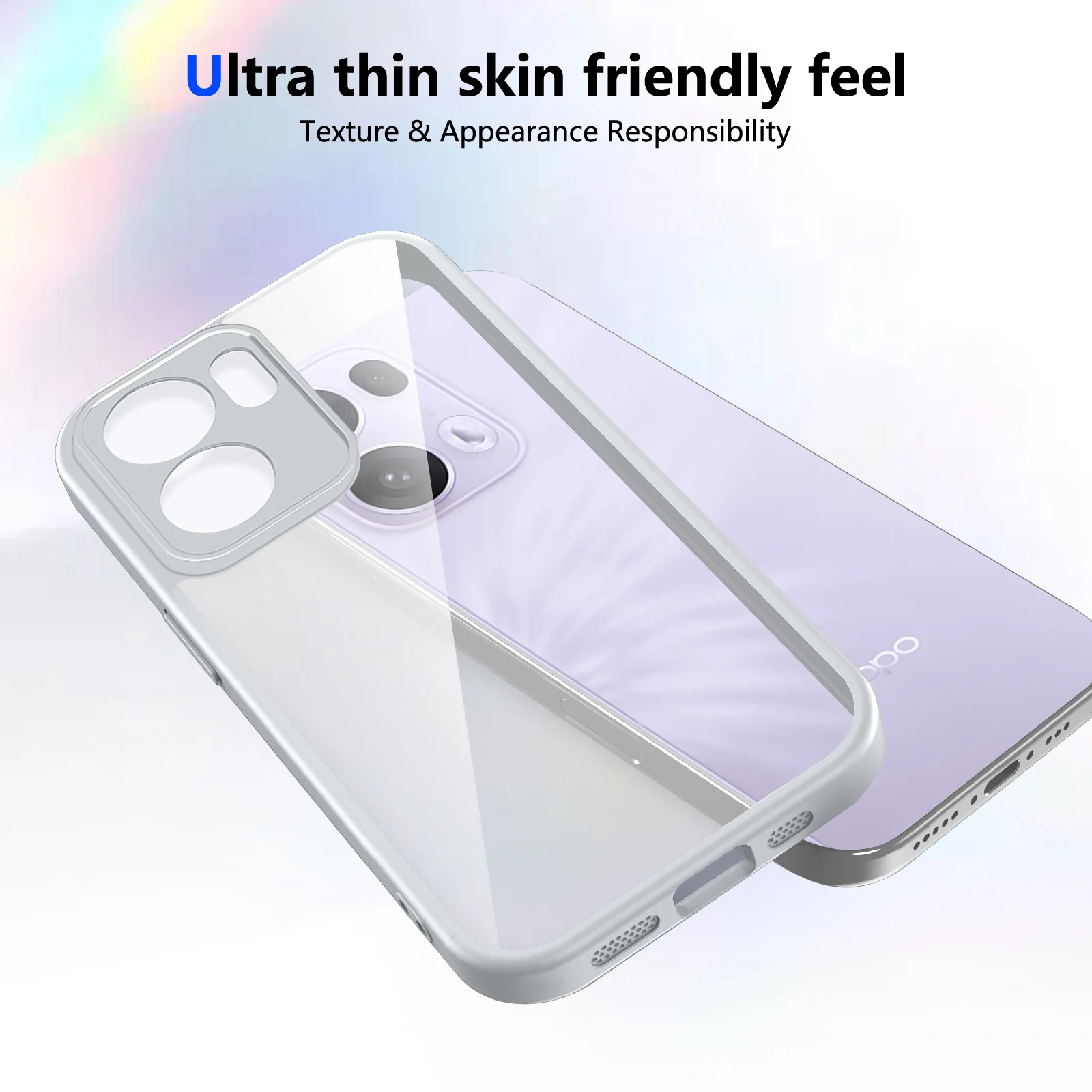 Für Oppo Reno 13A CPH2699 Fall Air Kissen Stoßfest Silikon Bumper Klar Matte Zurück Abdeckung Harte Telefon Fall für Oppo Reno 13A 5G – Detail 17