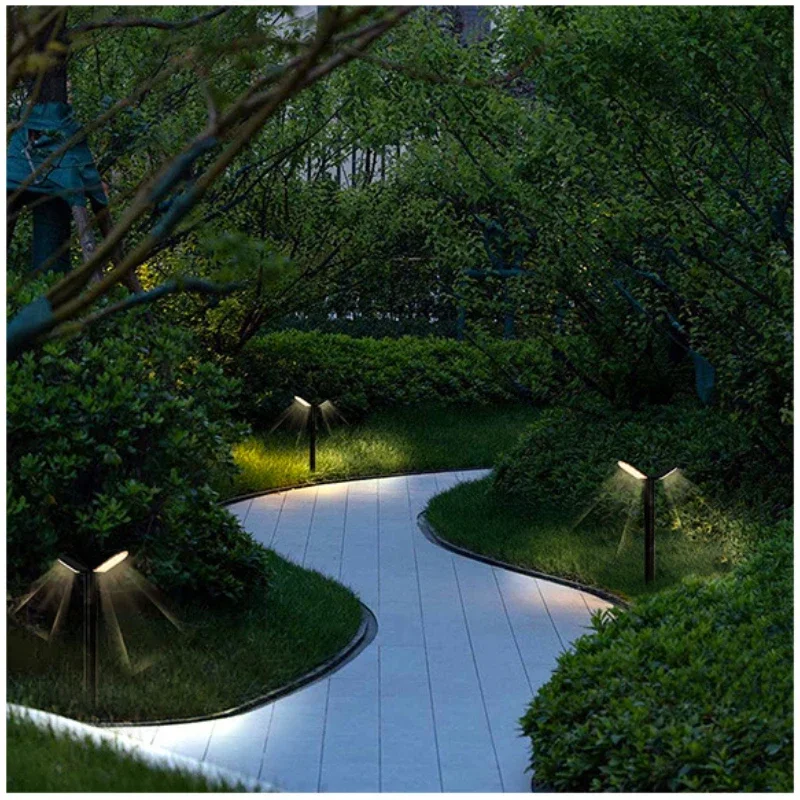 

Modern Solar Powered Outdoor Lights Automatically Turn On At Dark Decorating Parks Roads Lawns And Lighting Fixtures