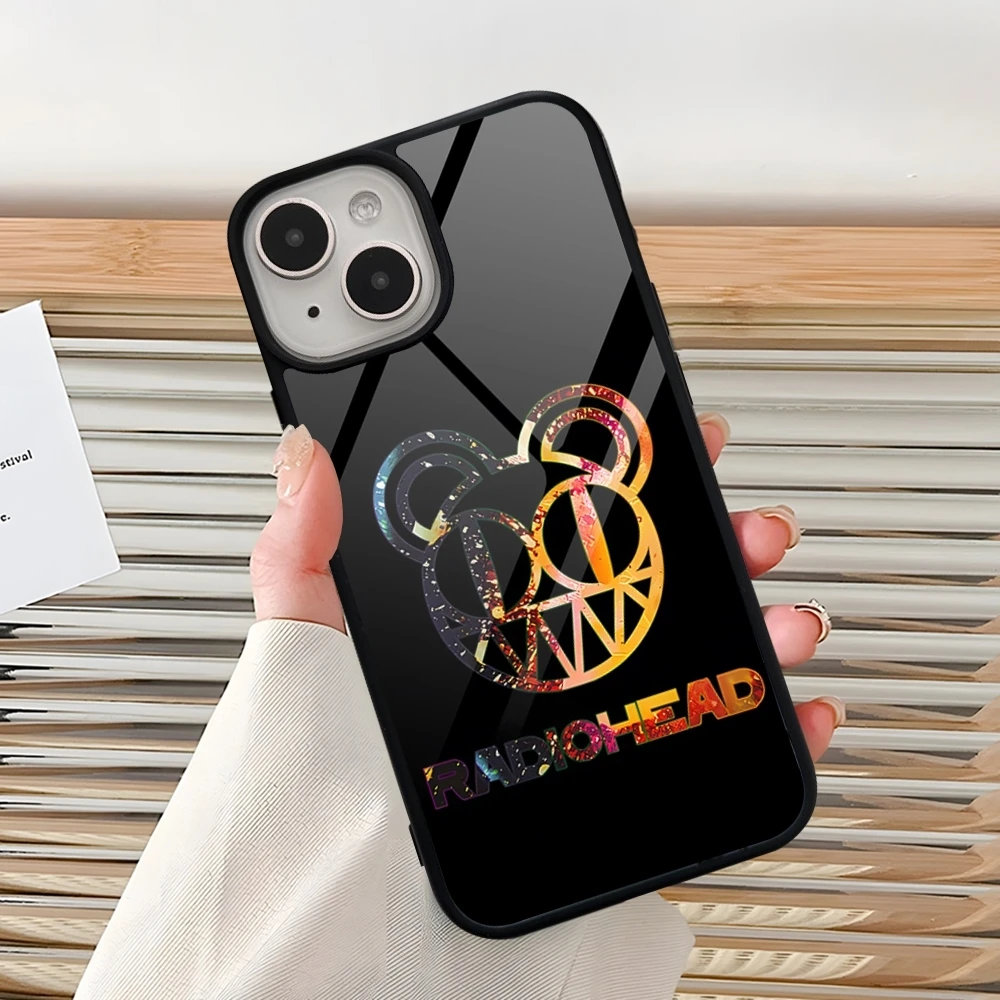 Cartoon Design Radiohead Phone Case PC+TPU For S24 Ultra Samsung Galaxy S23 S21 S22 S10 S20 S30 Plus Note 20 Back Covers