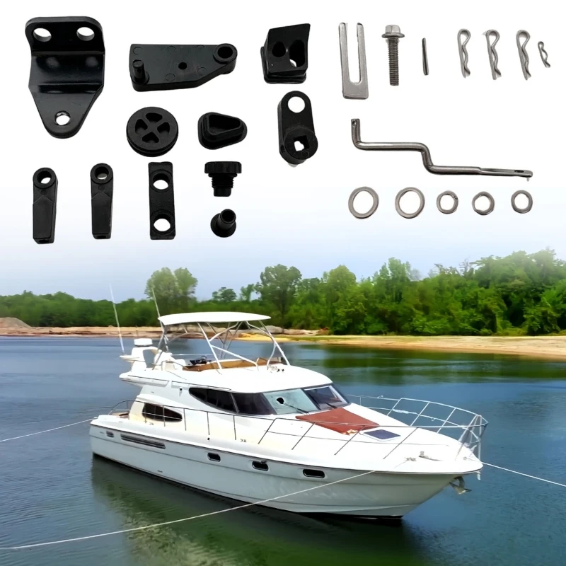 65W-48501-00 for 4 Strokes F25 Engine Throttle and Shifts Attachment Set Marine Remote Steering Accessories X37F