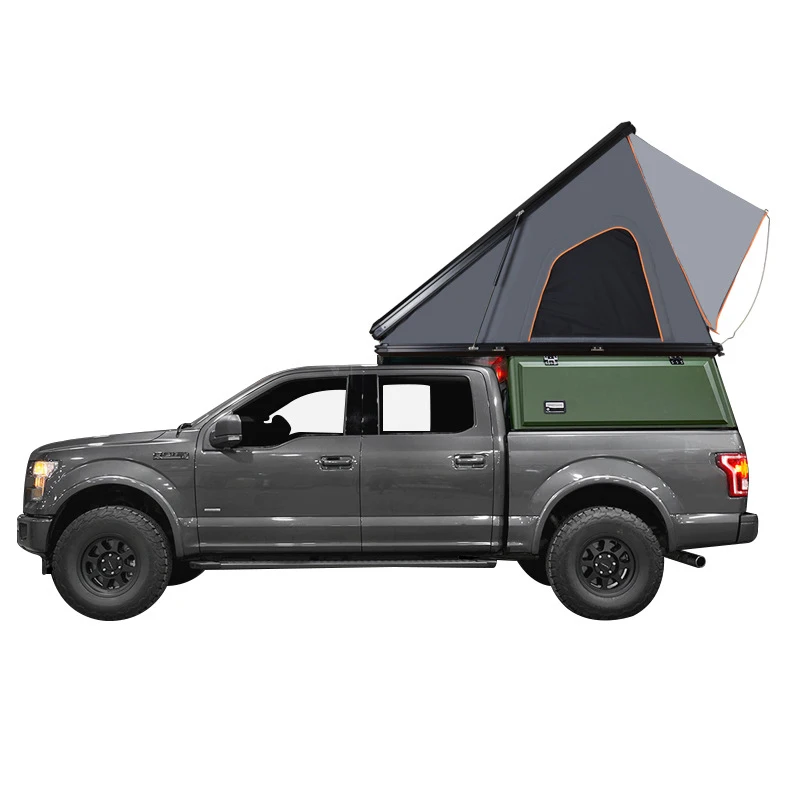 

Aluminium Shell Portable Camping Tent for SUV MPV Top Car Roof Triangle Quick Opening Tent Suitable for 3-4 People