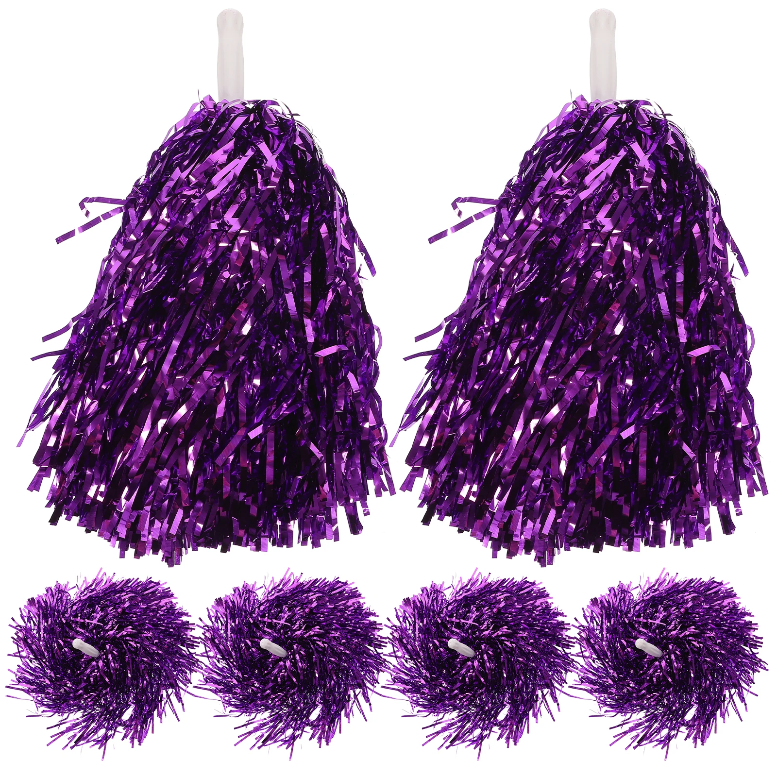 

Cheerleading Pompoms Hand Flowers Girls Toddler Bows Ball Pom-poms Durable Reusable Team Spirit Accessories Dance