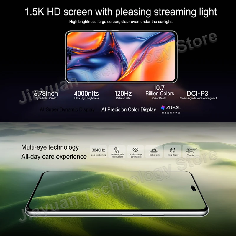 هاتف محمول Honor Power 5G أصلي بشاشة 6.78 بوصة يعمل بنظام أندرويد 15 Snapdragon 7 Gen 3 بطارية 8000 مللي أمبير في الساعة لهاتف Google Play الذكي