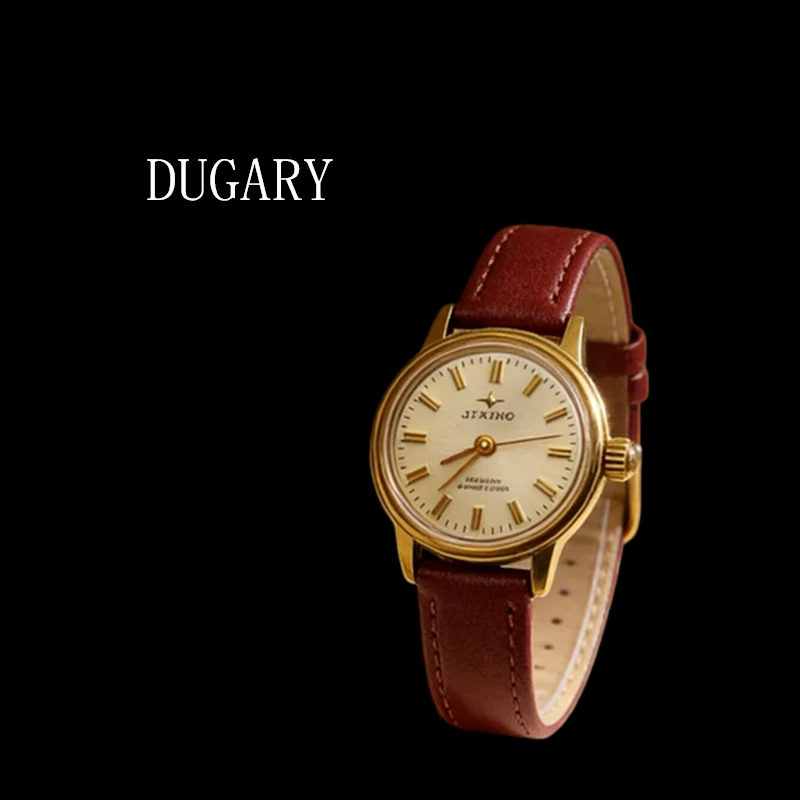 

Винтажные механические часы DUGARY для женщин, коллекция 90-х годов, наручные часы, водонепроницаемые, классические, модные, часы для женщин.