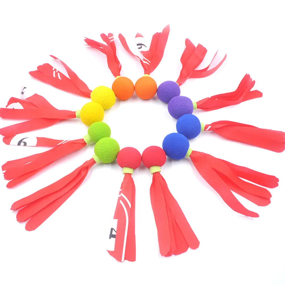

4Pcs Vibrant Paddle Balls Jianzi Shuttlecock Alternative for Badminton Table Tennis Beach Play Backyard Games Vacation Fitness
