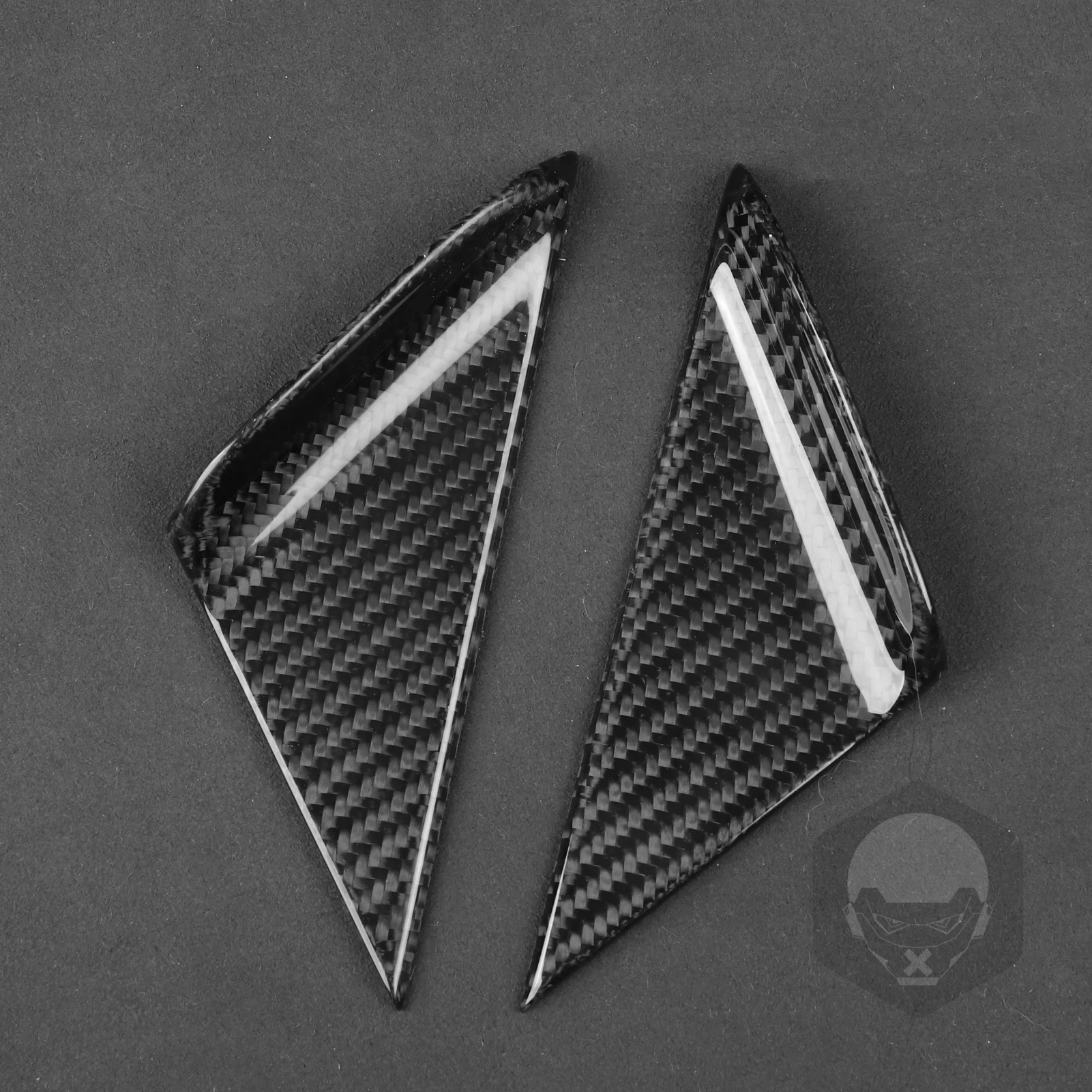 

For Porsche 718 911 981 2012-2019 Real Dry Carbon Fiber Door A-pillar noise-reducing spoiler Panel Car Accessories Modification