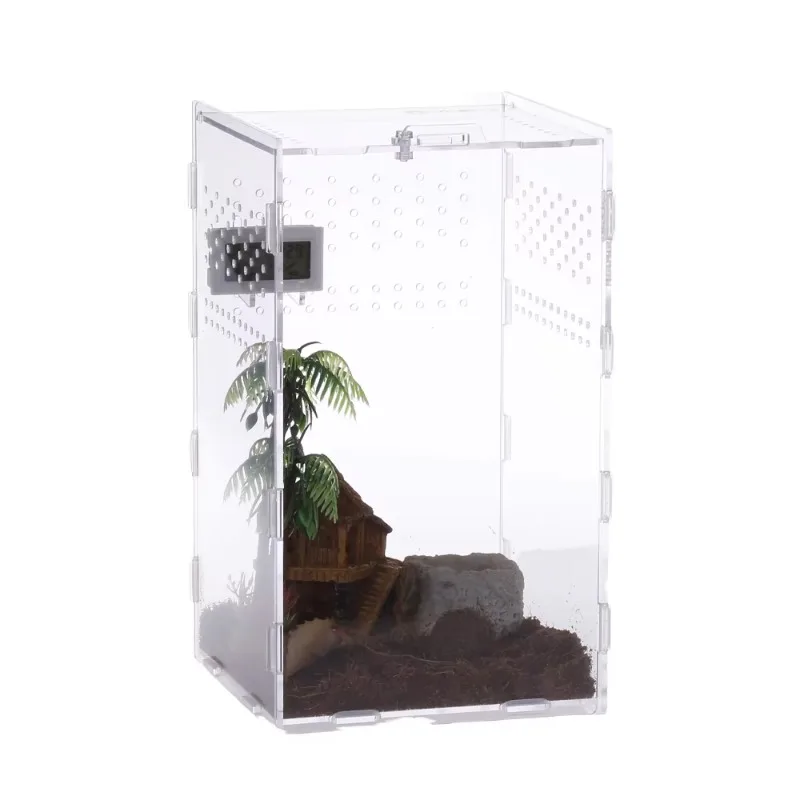 

Современный прозрачный акриловый террариум для рептилий на рынке