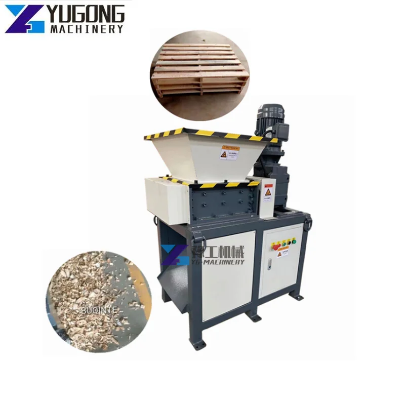 Professional Double Shaft Diesel Cardboard Wooden Case Scrap Metal Shredder Machine