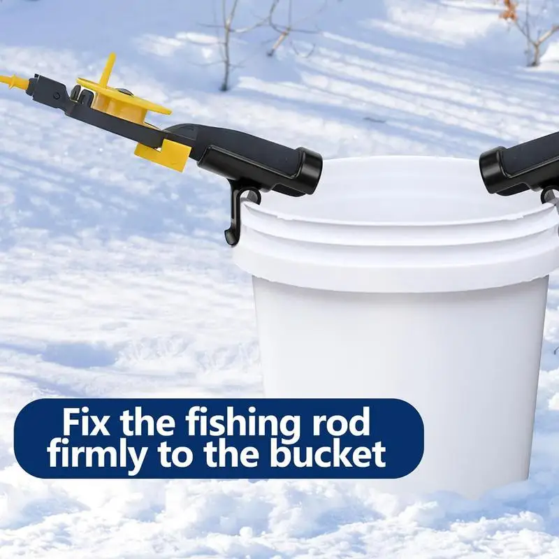 Ice Fishing Rod Holder Bucket Fishing Rod Holders 2x Bucket Rod Holder For Almost Any Ice Rods Holder Clamp On Your Bucket