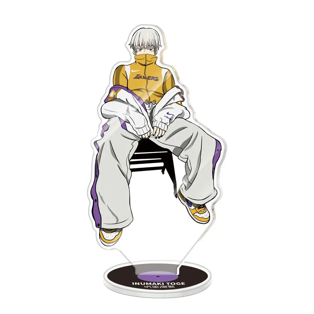 15CM Anime Jujutsu Kaisen Gojo Satoru Yuji Itadori Acrylic Stand Cartoon Figure Standing Model Plate Desk Decor Gift