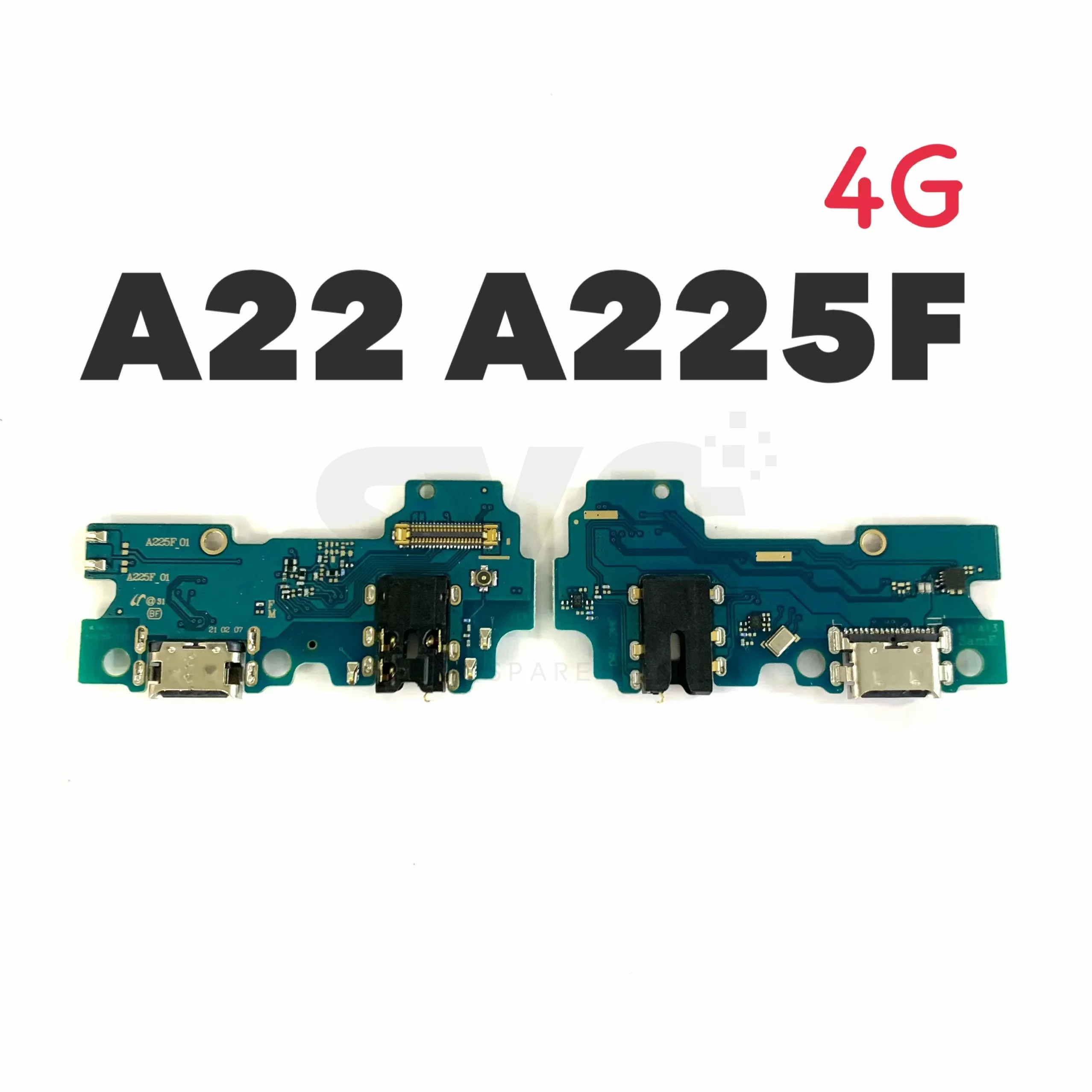 10Pcs Good quality USB Charging Port Board Flex Cable Connector Parts For Samsung A02 A02S A12 A22 A32 4G 5G Microphone Module