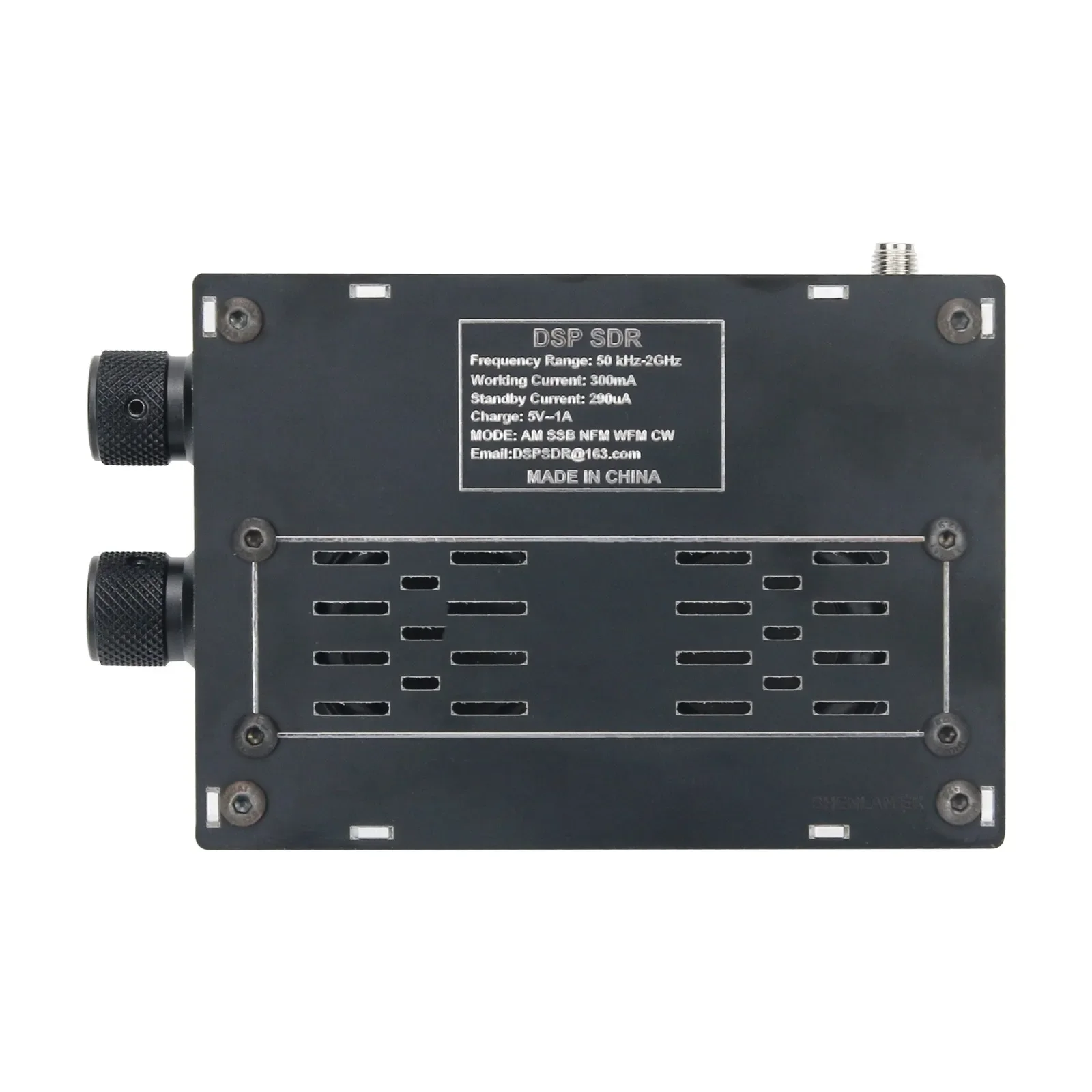 Hifi Audio MALAHIT SDR 50KHz-2GHZ DSP SDR Receiver Radio 1.10C AM/SSB/NFM/WFM With Speaker Black view 2