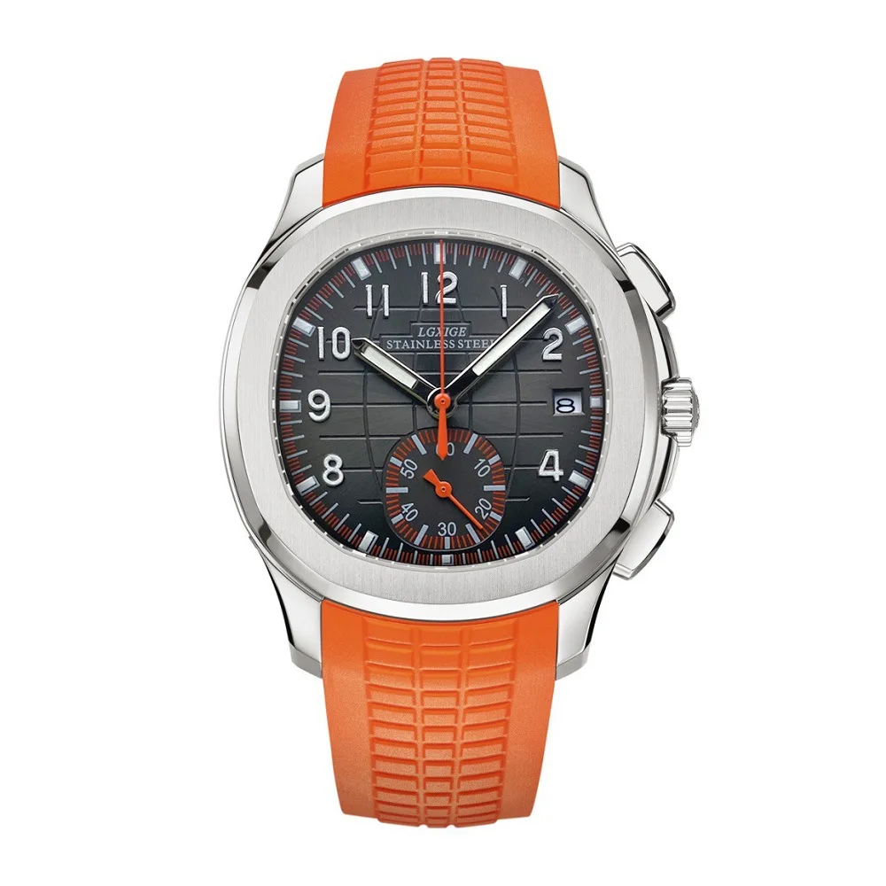 2025 Orologio di lusso da uomo Calendario Orologio da uomo impermeabile luminoso Cronografo maschile Orologi al quarzo da uomo in acciaio inossidabile