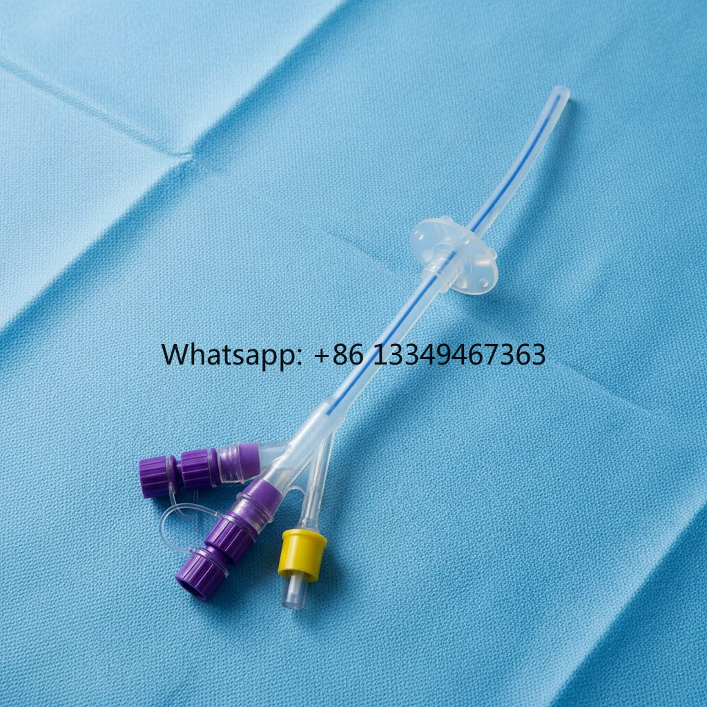 Medical Consumables Silicone Gastrostomy Tube Fr12-Fr24 Disposable Gastrostomy Feeding Tube with CE Certificate