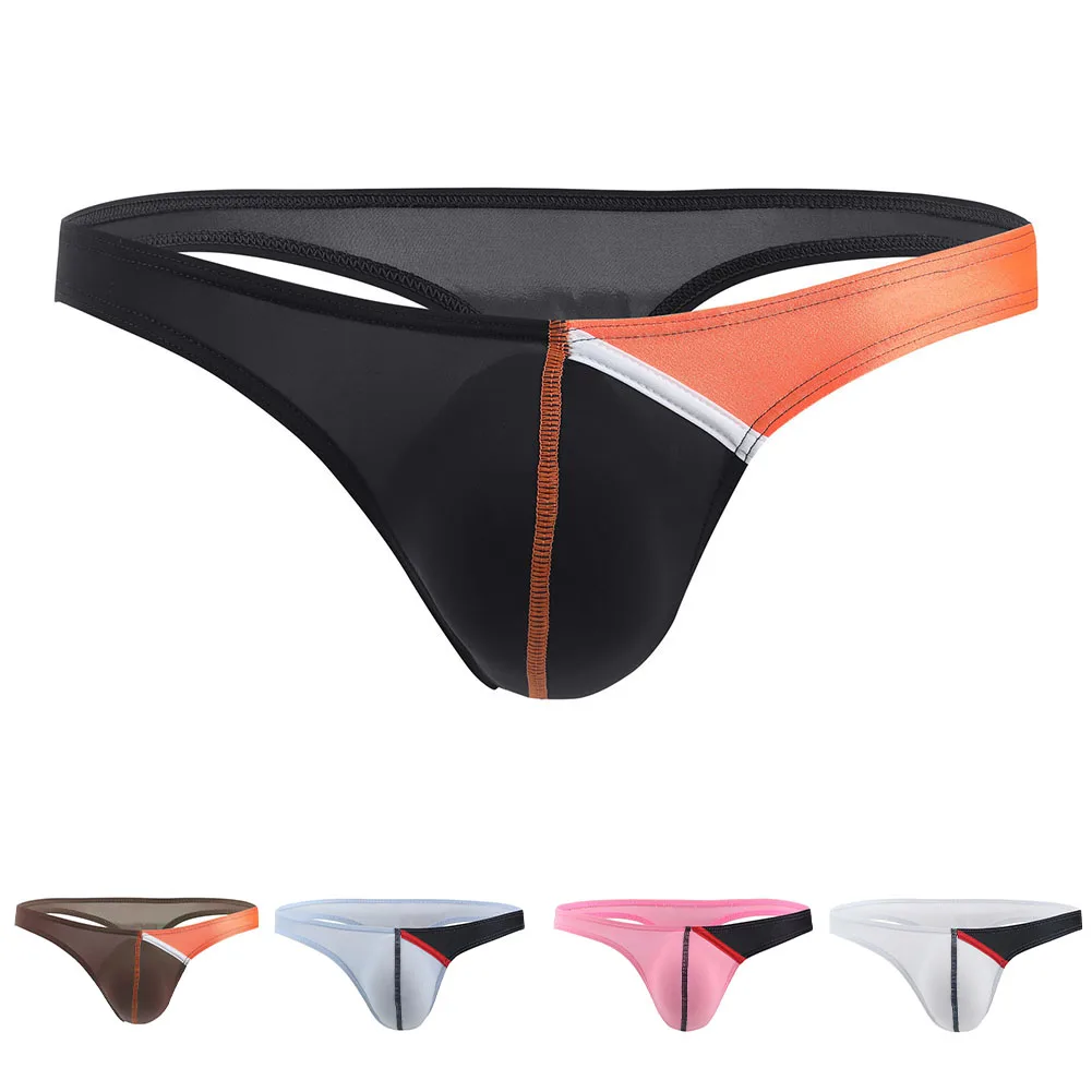 

Breathable Men Ice Silk Underwear with Thin Soft Fabric Pouch Briefs Underpants Designed for Comfort and Durability
