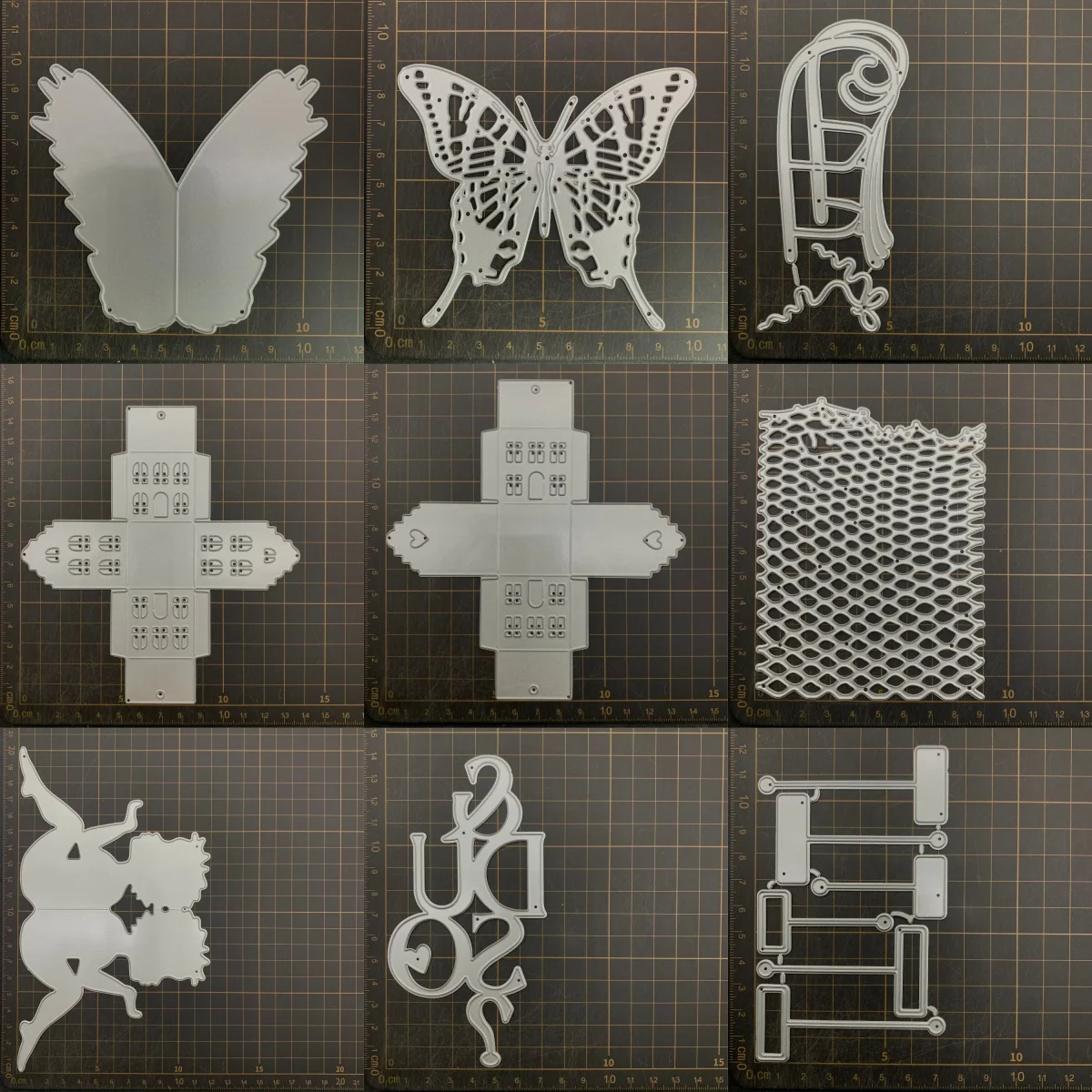 

9 видов металлических вырубных форм для вырезания в виде бабочек, трафареты для скрапбукинга, декоративного тиснения и рукоделия