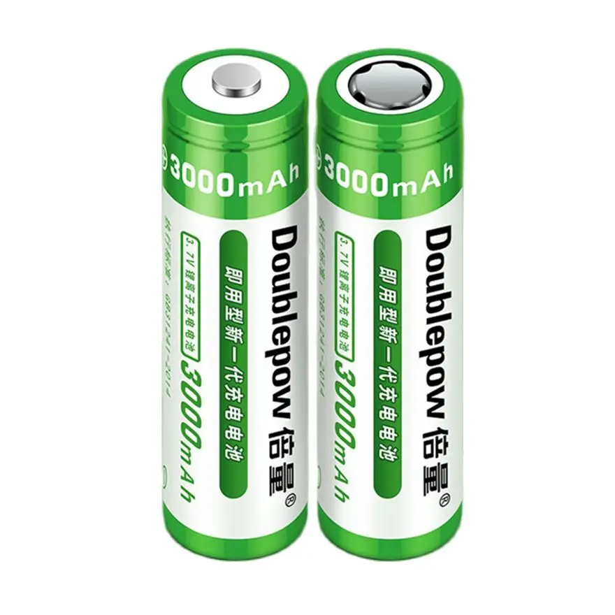 1pcs/lot 100% original 18650 Li-ion battery 3.7v 3000mAh 18650 flashlight rechargeable battery