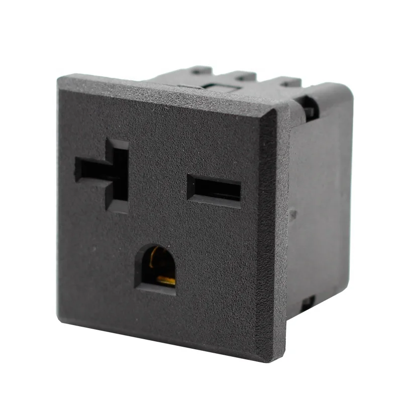 20A 250V US AC 6-20R Snap In Receptacle Power Socket
