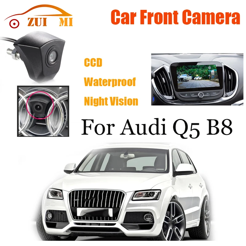 

Car Front View Parking CCD Night Vision LOGO Camera Wide Angle 170° Waterproof For Audi Q5 B8 2008~2016