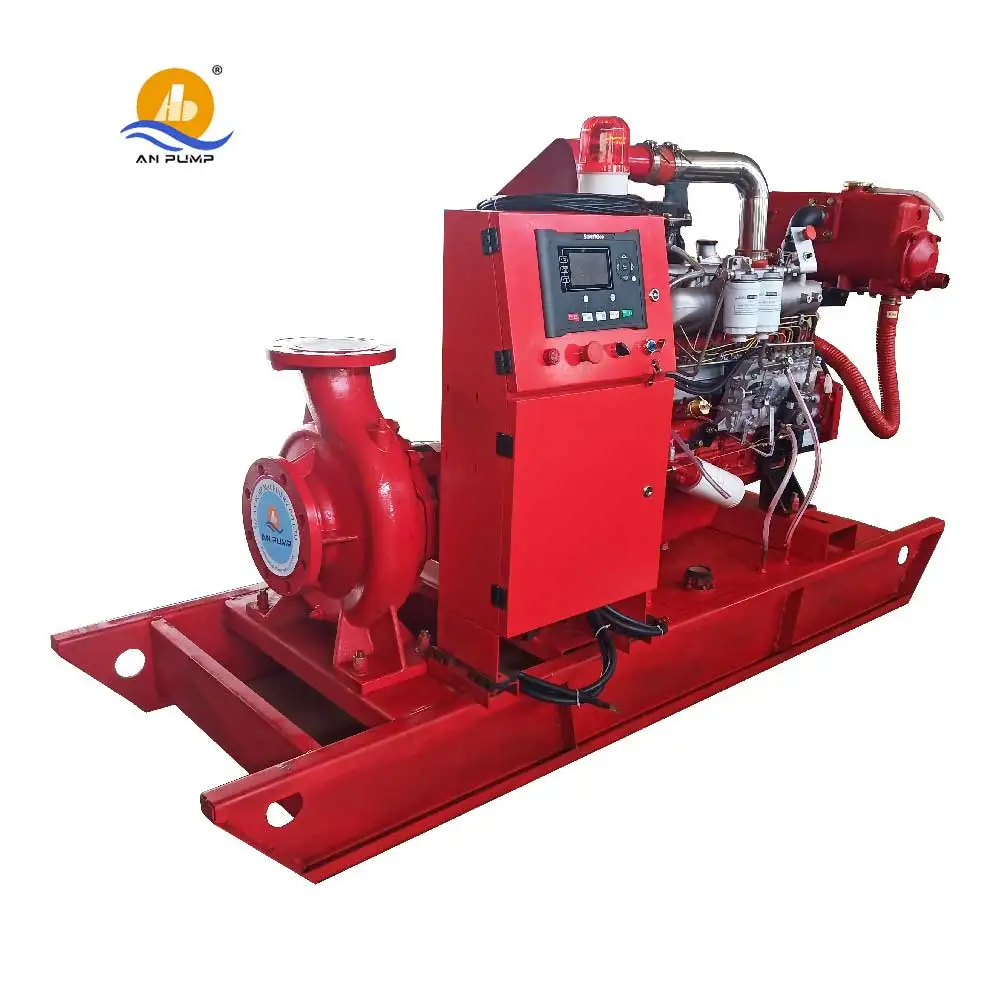 Fire Pumps and Systems With Control Panel for Firefighting Applications