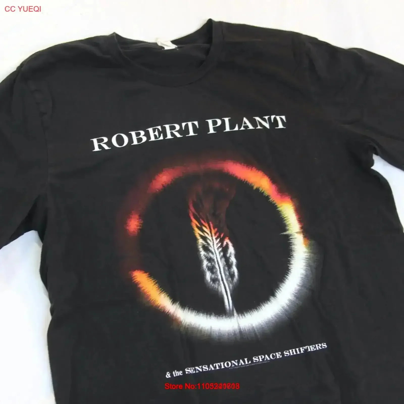 Robert Plant The Sensational Space Shifters Band 2018 Tour Merch T Shirt XL vintage Washed Breathable Casual Slightly fashion