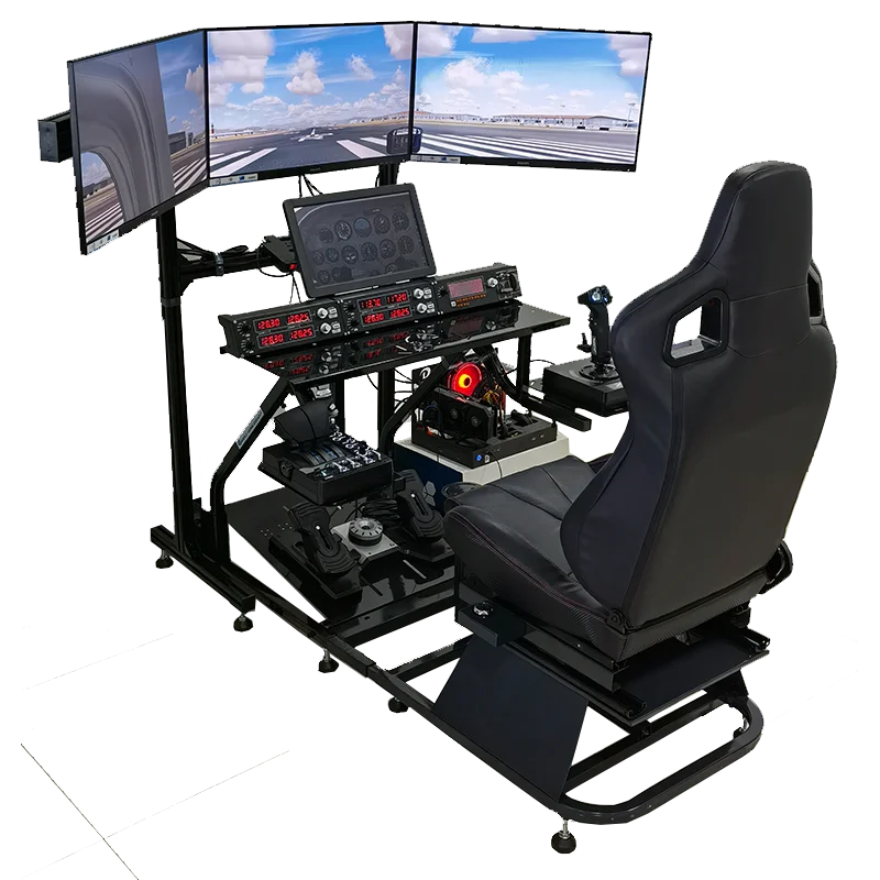 Simulated Flight Cockpit, Pig Rod, Orion, Honeycomb Yoke Throttle Bracket, Power Seat, Dashboard Ddi