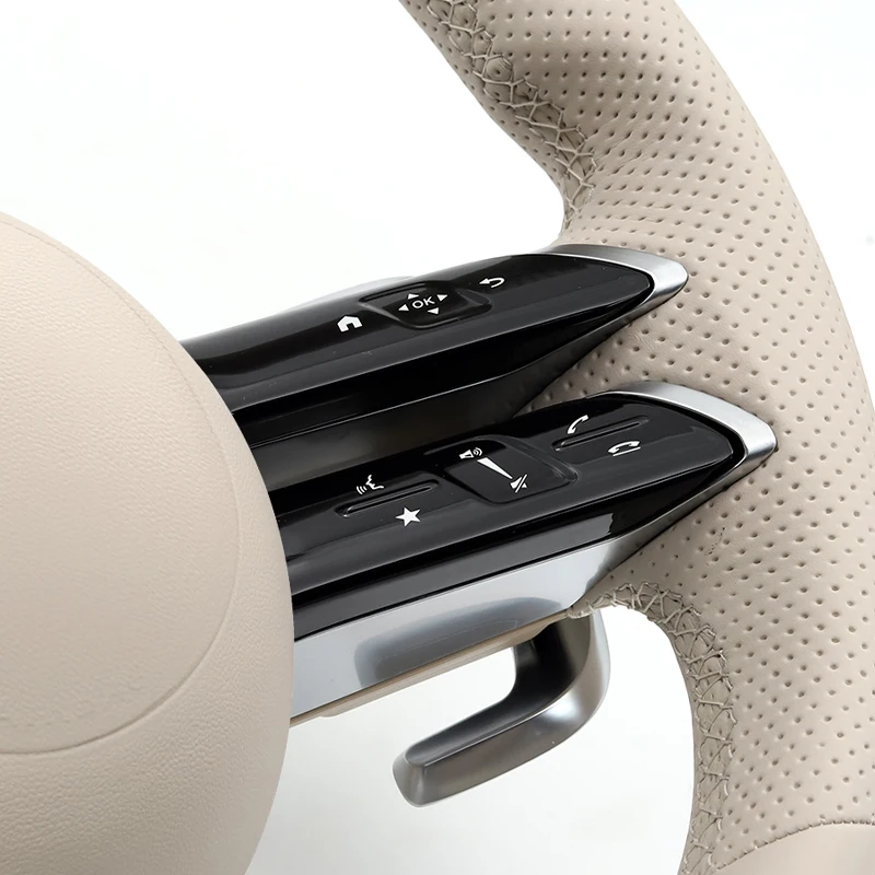 البيج عجلة توجيه سيارة التوصيل والمكونات لمرسيدس بنز AMG A C E S الفئة G63 C63 E63 S63 W212 W213 G500 GLA45 GLS63 W204 W205 #4