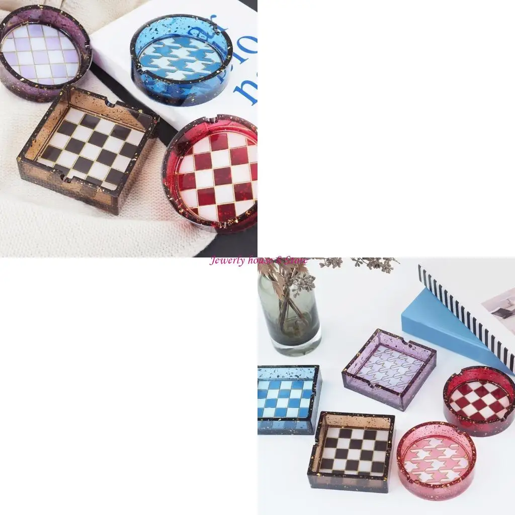 

Round Square Ashtray Silicone Mold Resin Epoxy Silicone Mold Jewelry Casting